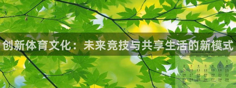 尊龙官网下载软件：创新体育文化：未来竞技与共享生活的